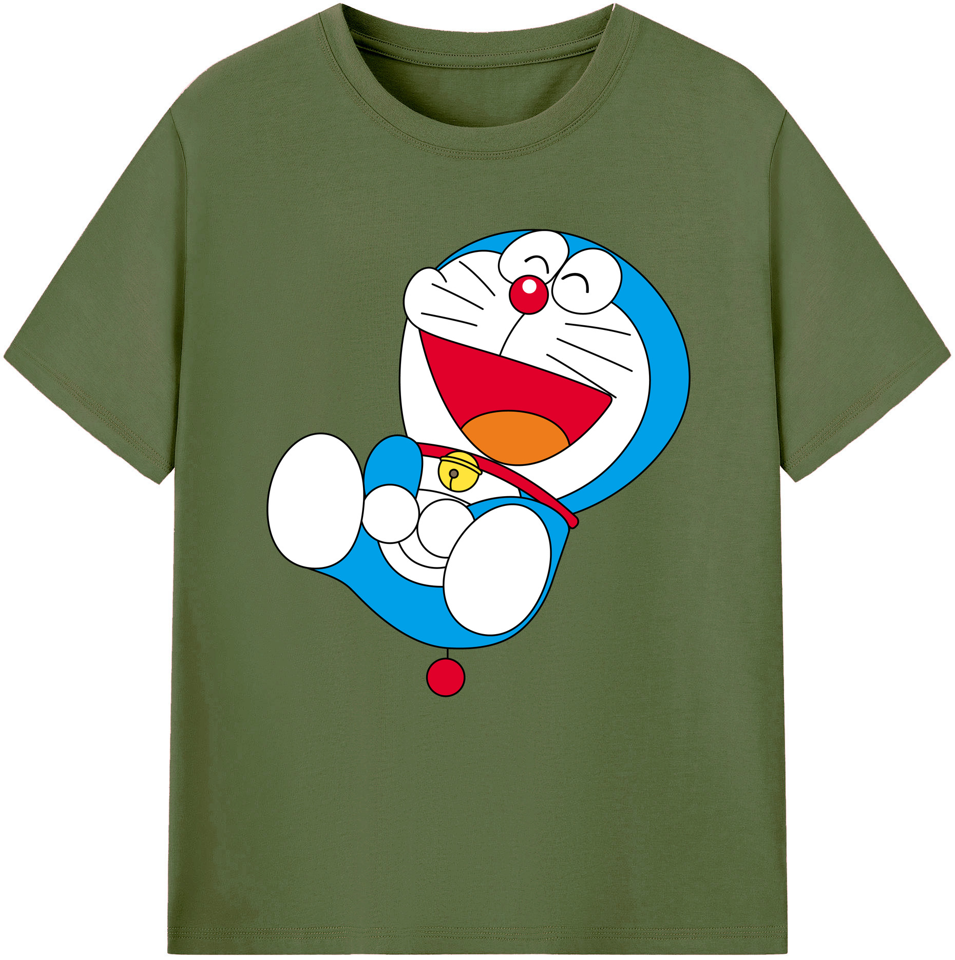 （画像用） ドラえもん Doraemon 綿100％半袖Tシャツ（フロントプリント）